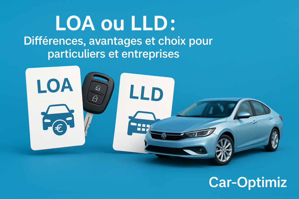 Comparaison entre LOA et LLD pour particuliers et entreprises