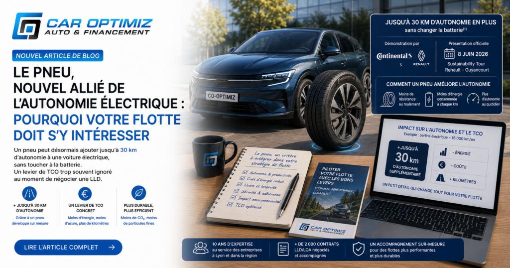 Le pneu, nouvel allié de l’autonomie électrique : pourquoi votre flotte doit s’y intéresser