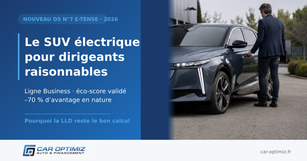 DS N°7 E-Tense : le SUV électrique pour dirigeants raisonnables qui misent sur la LLD