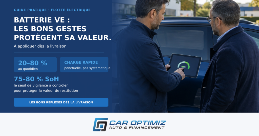 Entretien batterie véhicule électrique : les bons gestes pour protéger votre flotte