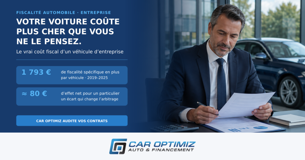 Fiscalité automobile coût véhicule entreprise 2026 Car Optimiz