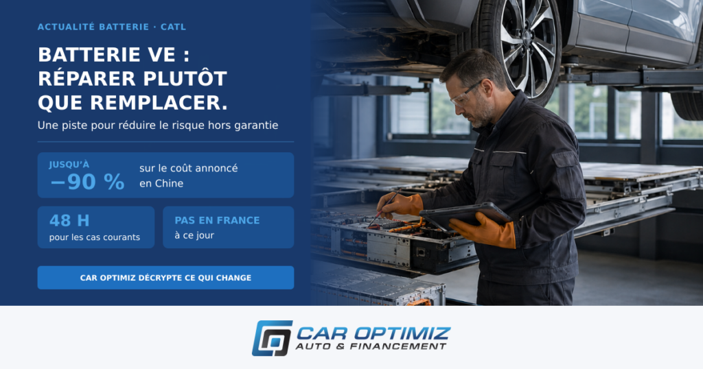 Réparer une batterie électrique plutôt que la remplacer : ce que change l’annonce de CATL