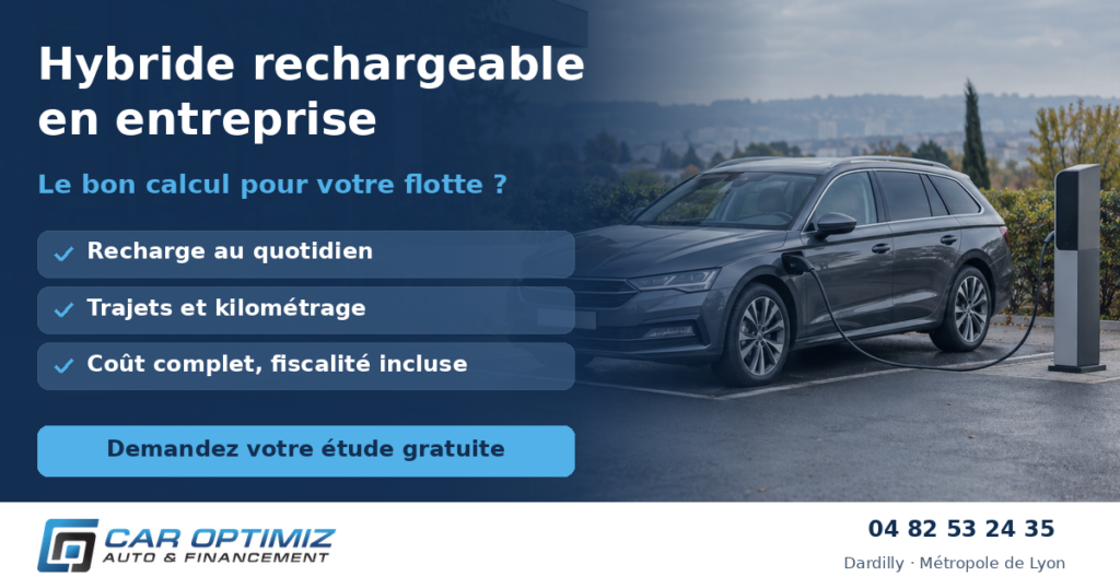 Hybride rechargeable en entreprise : 18 g sur le papier, 50 g homologués depuis janvier 2026, 145 g mesurés sur la route — plafond d’amortissement ramené à 18 300 €